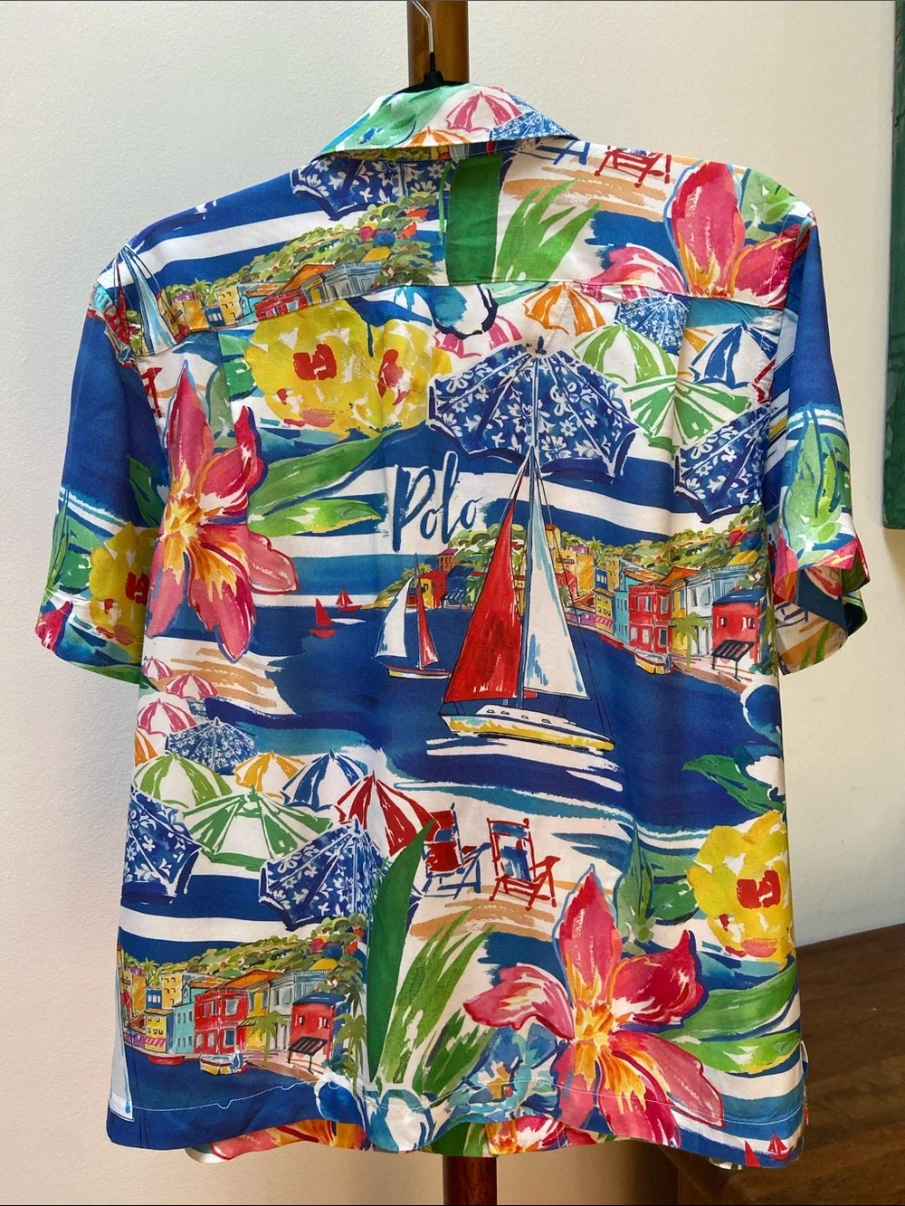 Polo Ralph Lauren Riviera Print Camp Button Down Shirt